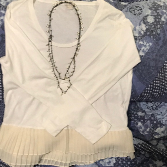 NWOT j.crew cream shirt - Picture 5 of 6